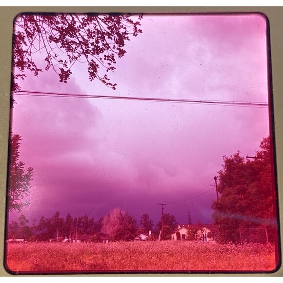 Vtg 1950's Neighborhood & Countryside 1956 Chevy Lot of 4 Ektachrome Slides 2.75 - Picture 2 of 8